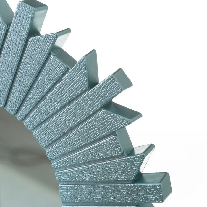 Miroir mural Bleu 25 x 1,5 x 25 cm (3 Unités)