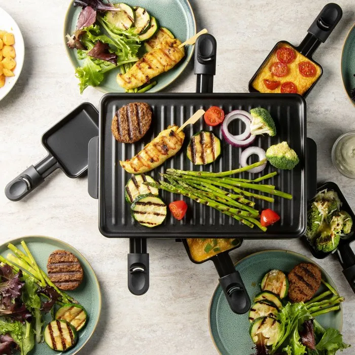 Domo DO9312G Raclette gril pour 6 personnes Domo DO9312G Raclette gril pour 6 personnes