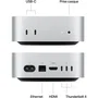 Apple Mac mini (2024) Puce M4 24 Go RAM 512 Go SSD CPU 10 coeurs GPU 10 coeurs Argent