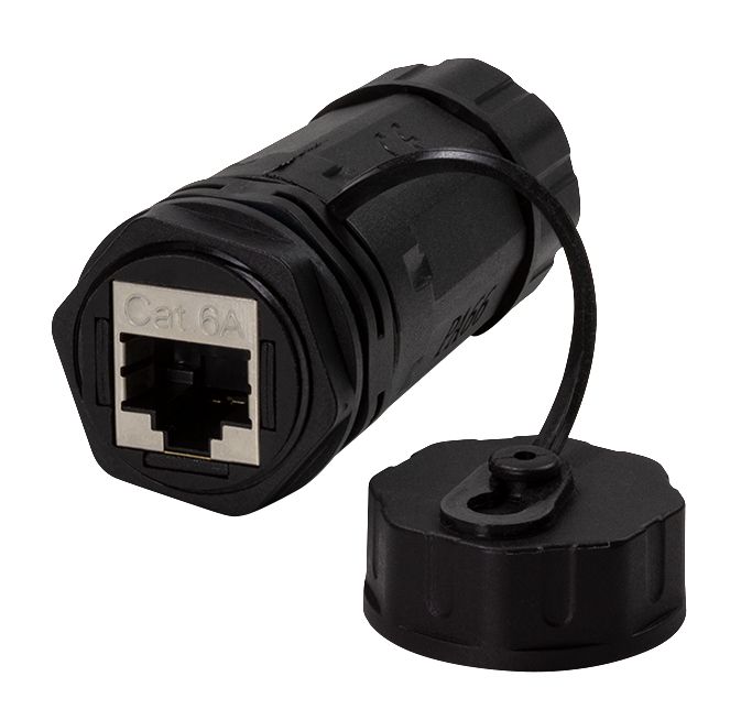 LOGON PROFESSIONAL TWPGLAND84 - Coupleur de traversée IP68 Cat.6A 2x RJ45 pour usage extérieur/industriel avec presse-étoupe LOGON PROFESSIONAL TWPGLAND84 - Coupleur de traversée IP68 Cat.6A 2x RJ45 pour usage extérieur/industriel avec presse-étoupe