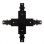 Connecteur X pour rail bifasique, LED, noir