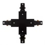 Connecteur X pour rail bifasique, LED, noir