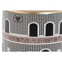 Potiche Home ESPRIT Blanc Doré Pêche Porcelaine 20 x 20 x 25 cm