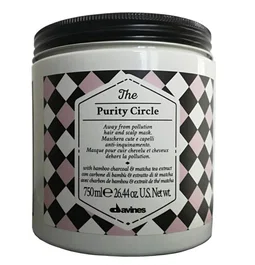 Davines The Purity Circle Masque crème pour le traitement du cuir chevelu Détoxification 750 ml