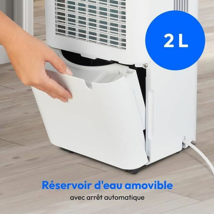 Medion DH10 Déshumidificateur 12L/jour avec réservoir 2L