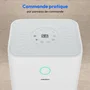 Medion DH10 Déshumidificateur d'air 12L/24h, Réservoir 2L, Compact avec Timer et Réglage d'Humidité, Idéal Petits Espaces
