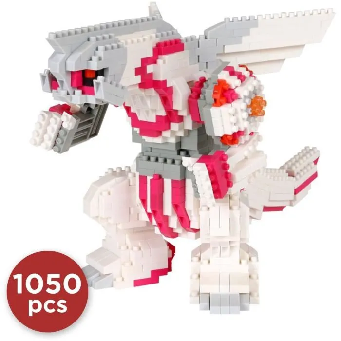 Bandai Nanoblock - Kit de Construction - Figurine Pokémon Palkia - 1050 Pièces - Jouet Créatif pour Enfants à Partir de 12 Ans