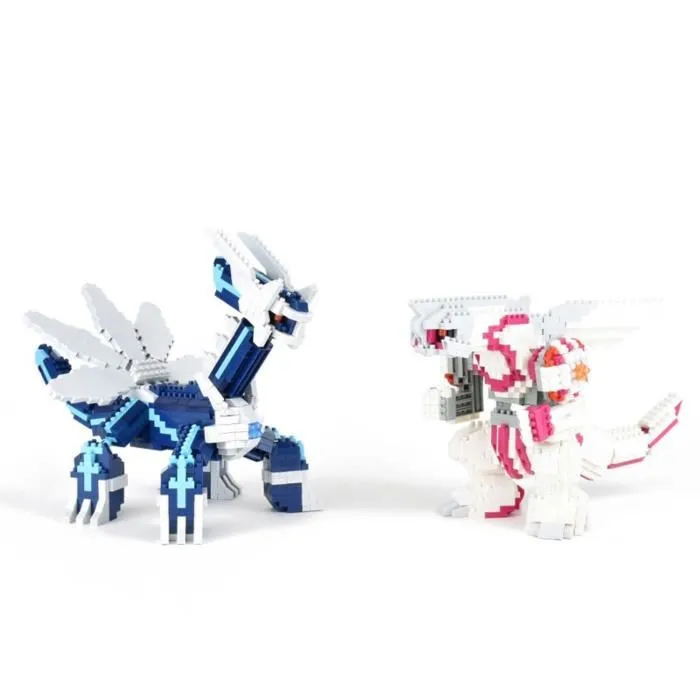 Bandai Nanoblock - Kit de Construction - Figurine Pokémon Palkia - 1050 Pièces - Jouet Créatif pour Enfants à Partir de 12 Ans