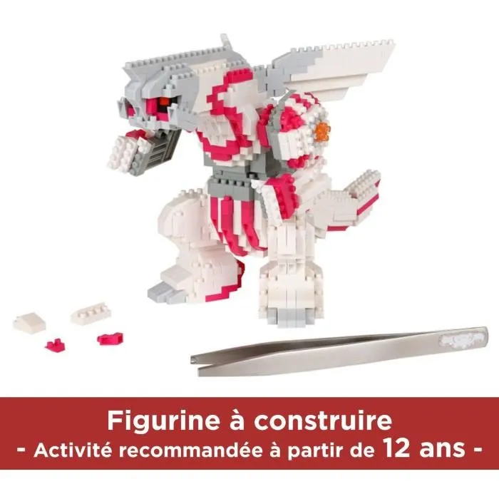 Bandai Nanoblock - Kit de Construction - Figurine Pokémon Palkia - 1050 Pièces - Jouet Créatif pour Enfants à Partir de 12 Ans
