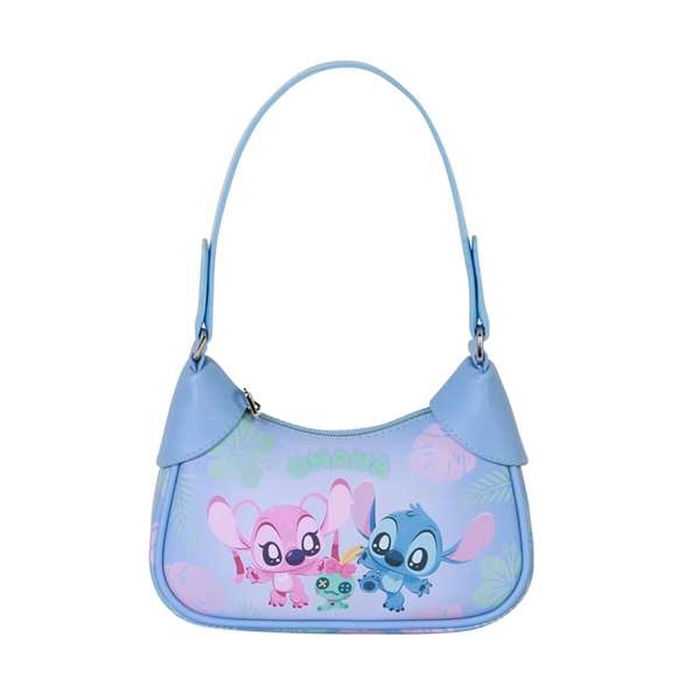 Sac à Bandoulière Lilo & Stitch Bleu 14,5 X 21,5 X 8 CM