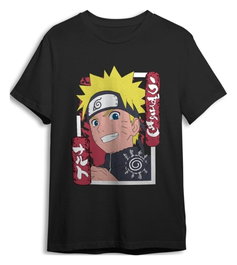Superplay T-shirt Naruto Shippuden Smile noir (M) moving