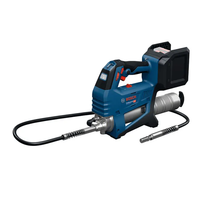Bosch Professional Pistolet à graisse sans fil GFP 18V-10 - 18 V - 10 000 PSI - 320 g/min - Coupleur 90° + bandoulière
