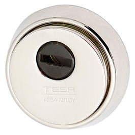 Tesa E700L26Ln Serrure de sécurité, Bouclier fermé, Laiton Nickel