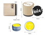 Innspiro Kit 4 Tampons Bois Gratitude et Encre Jaune