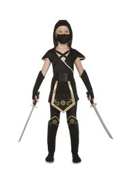 My Other Me Déguisement Black Ninja Noir Taille 7-9 Ans