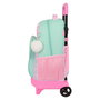 Cartable à roulettes Glow Lab Amazing Vert Rose 33 x 45 x 22 cm