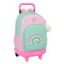 Cartable à roulettes Glow Lab Amazing Vert Rose 33 x 45 x 22 cm