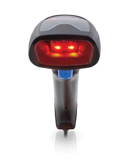 Datalogic Kit avec lecteur de codes-barres 2D QuickScan QD2500, câble USB 90A052258 et support STD-AUTFLX-QD25-BK - Noir