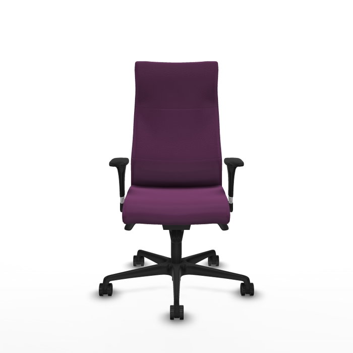 Piqueras Y Crespo Sillón Albacete, Similpiel Morado, Mecanismo Sincro, Brazos 1D