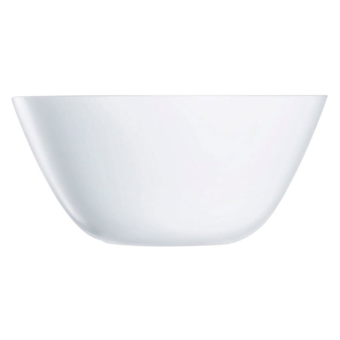 Luminarc Ensaladera Zelie 24 cm en Verre Trempé Extra Résistant Opal Blanc Brillant Fabriqué en France Compatible Micro-ondes et Lave-vaisselle Luminarc Ensaladera Zelie 24 cm en Verre Trempé Extra Résistant Opal Blanc Brillant Fabriqué en France Compatible Micro-ondes et Lave-vaisselle