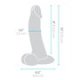 Gode réaliste B-Vibe Silicone Ø 5,6 cm (20 cm)