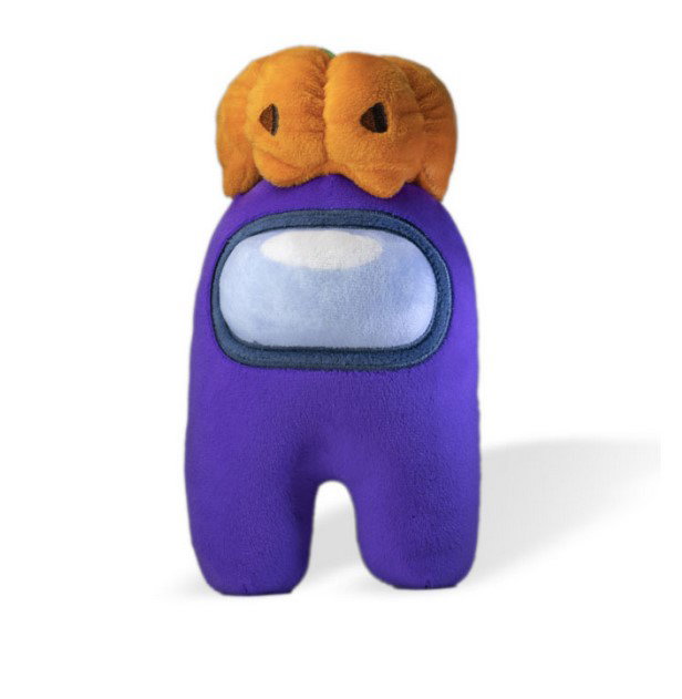Bizak Peluche Among Us 18-20 cm, peluche officiel du jeu, super doux