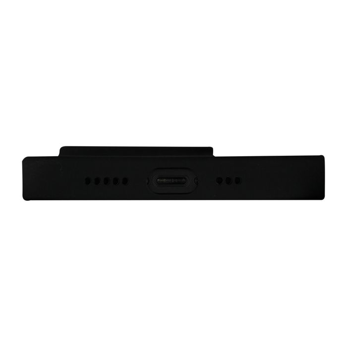 dbramante1928 Monaco - Coque Silicone Recyclé MagSafe pour iPhone 15 Pro - Protection Impact 3 Couches - Finition Noir Nuit