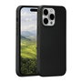 dbramante1928 Monaco - Coque Silicone Recyclé MagSafe pour iPhone 15 Pro - Protection Impact 3 Couches - Finition Noir Nuit