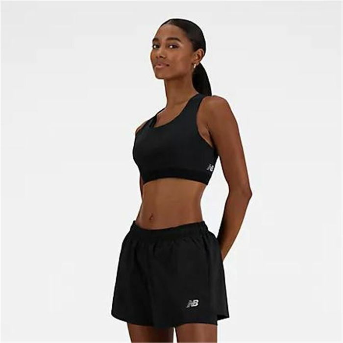 Soutien-gorge de Sport New Balance Sleek Medium Noir Bright
