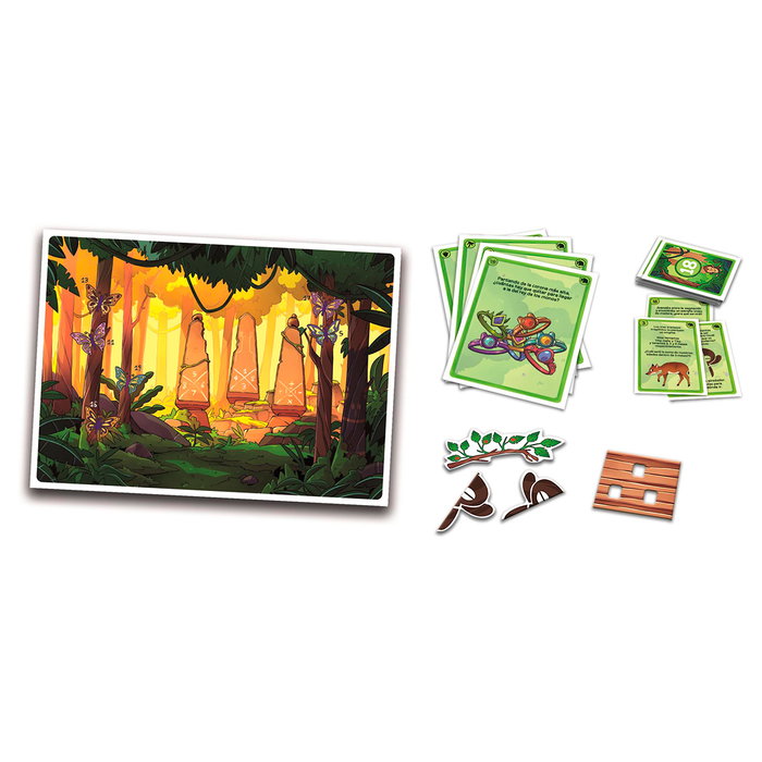 Clementoni - Escape Room, Aventure Sauvage, Jeu de Société avec Énigmes et Puzzles, Recommandé à Partir de 8 Ans