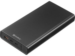 Sandberg Powerbank USB-C PD 127W 40000mAh Aluminium - Charge rapide pour ordinateurs portables et appareils