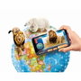 Clementoni Exploraglobe Voyage en Temps Réel avec Stylo Bluetooth, Bleu et Noir