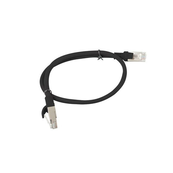 LANBERG Cordon de raccordement Cat 6 U/UTP, RJ45, 0,5m, noir LANBERG Cordon de raccordement Cat 6 U/UTP, RJ45, 0,5m, noir