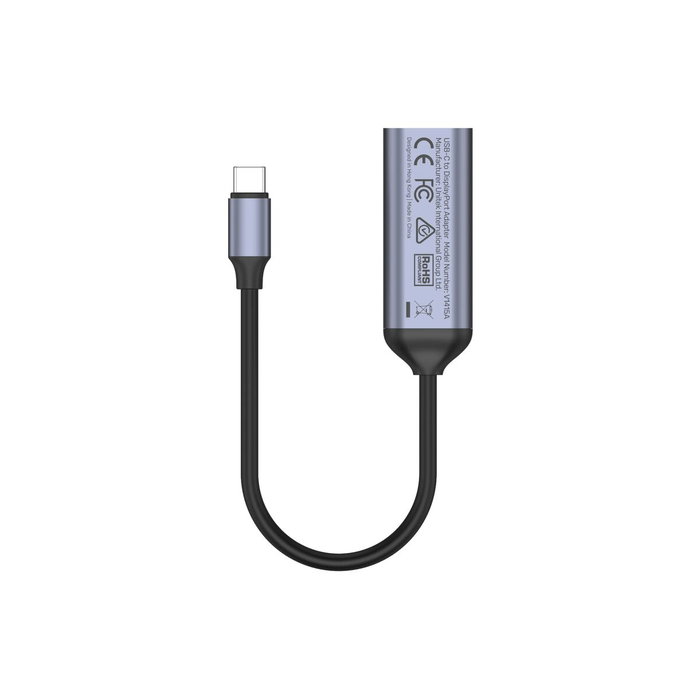 Unitek Adaptateur USB-C vers DisplayPort V1415A Gris 15 cm Unitek Adaptateur USB-C vers DisplayPort V1415A Gris 15 cm