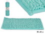 Berilo Tapis de Bain Jade Bleu 40x60 cm (Set de 12)