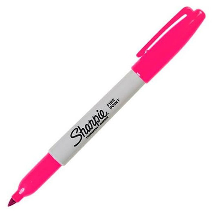 Marqueur permanent Sharpie Magenta 1,4 mm (12 Unités)
