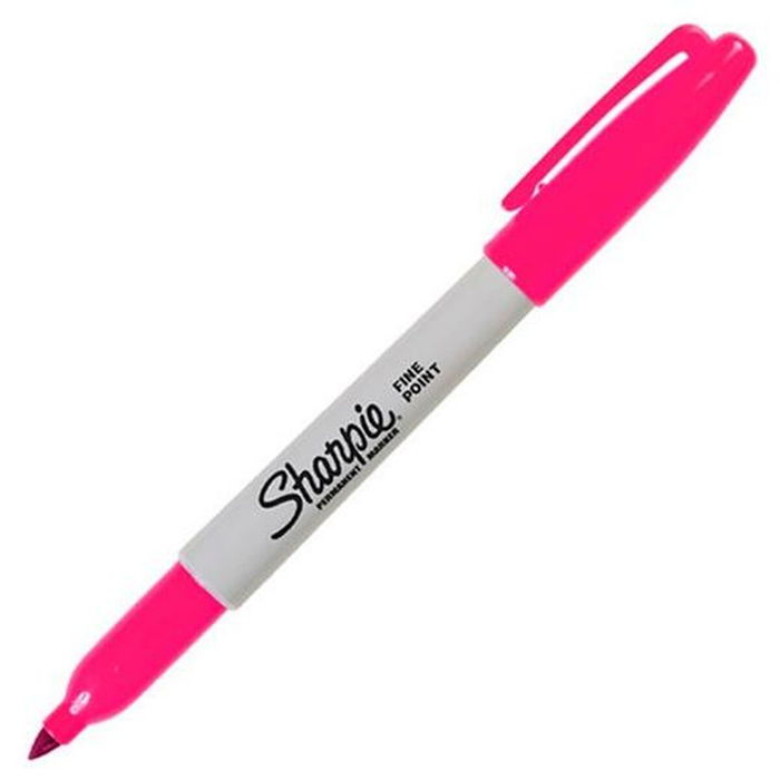 Marqueur permanent Sharpie Magenta 1,4 mm (12 Unités)