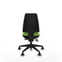 PIQUERAS Y CRESPO Chaise de Bureau Elche Asynchrone Tissu Vert Pistache