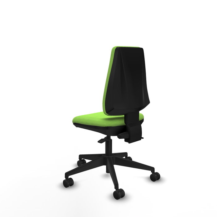 PIQUERAS Y CRESPO Chaise de Bureau Elche Asynchrone Tissu Vert Pistache