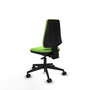 PIQUERAS Y CRESPO Chaise de Bureau Elche Asynchrone Tissu Vert Pistache