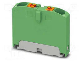 PHOENIX CONTACT PTFIX 2X2,5 GN Connecteur pour rail 24A 450V