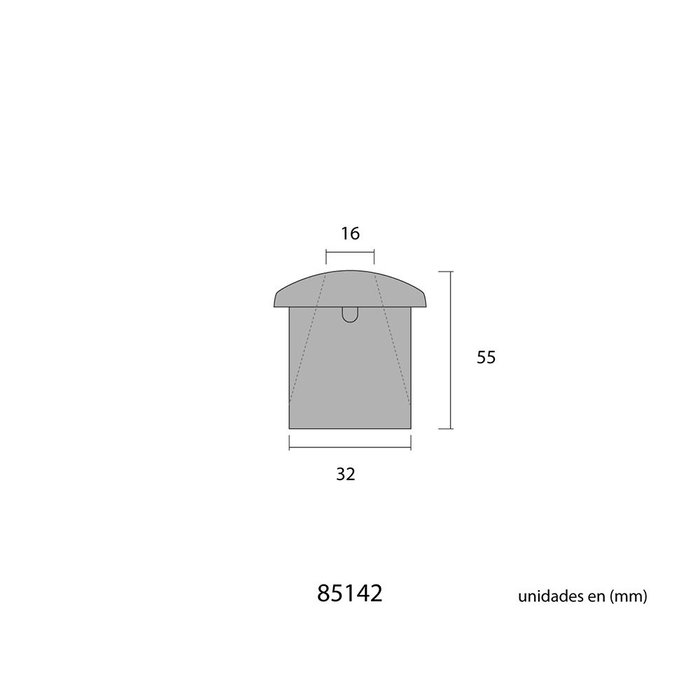 EDM Protecteur de tige Ø 16-32mm en polypropylène pour construction, pack de 50