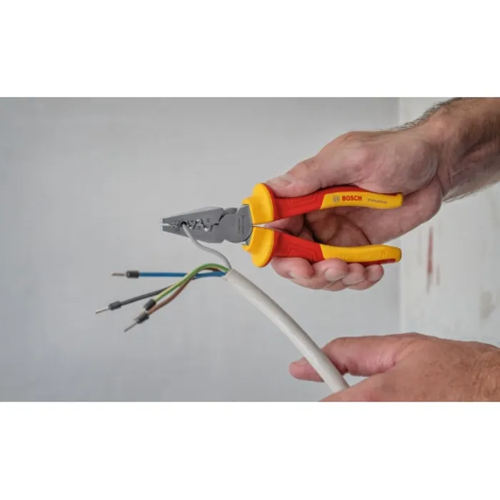 Bosch Pince à sertir VDE 180 mm (0,25 à 16 mm²) Bosch Pince à sertir VDE 180 mm (0,25 à 16 mm²)