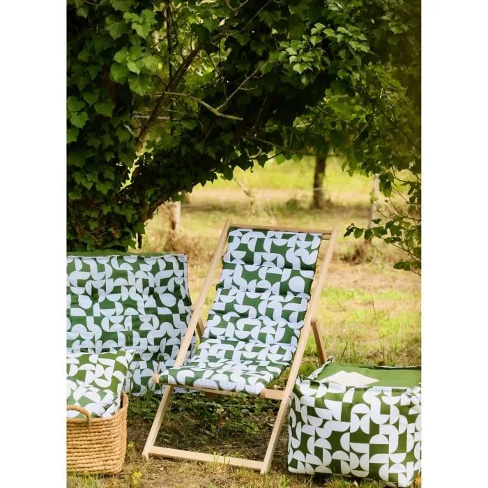 Jardin Prive - Chilienne F100 ECLIPSE, couleur avocat, en hêtre massif FSC avec toile en polycoton déperlant amovible, 3 positions, 106x55x95 cm Jardin Prive - Chilienne F100 ECLIPSE, couleur avocat, en hêtre massif FSC avec toile en polycoton déperlant amovible, 3 positions, 106x55x95 cm