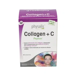 PHYSALIS Collagen+C 60 comprimés Complément alimentaire collagène et vitamine C