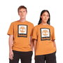 T-shirt à manches courtes homme Timberland Stack Logo Colored Short Sleeve Orange 6 ans
