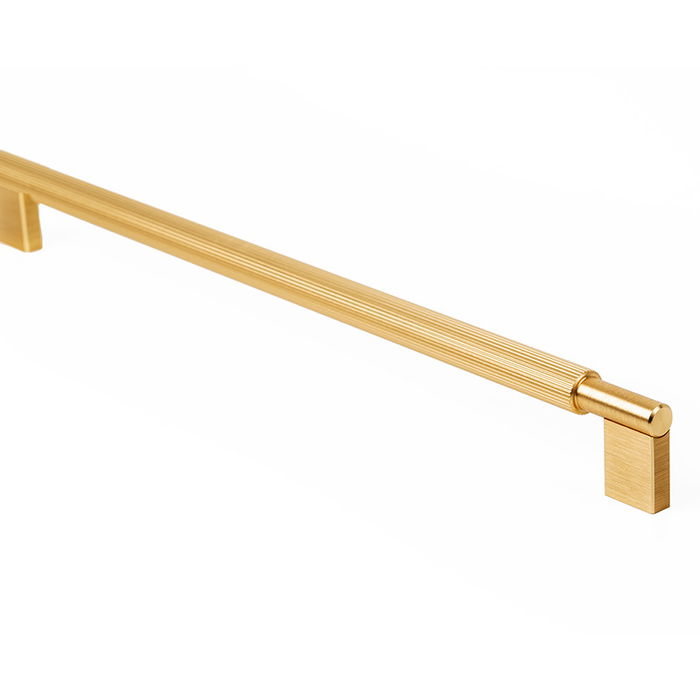 Viefe Poignée Arpa Aluminium Finitions Argenté Brossé, Laiton Brossé, Noir Brossé Entraxe 1178mm