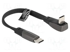 DELOCK Câble USB 2.0 vers USB C 90°, 0,14m