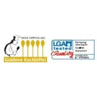 GSW Bolero Faitout en fonte d'aluminium 28 cm, revêtement VITAFON sans PFAS, compatible induction et couvercle vapeur, gris et blanc