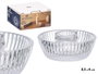 Giftdecor Porte-bougie en verre Cuenco 8x4x8 cm Transparent (Set de 24)